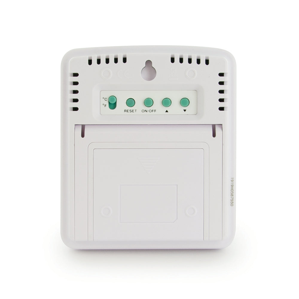 124SC Vaccine Data Logger back image of all buttons 
