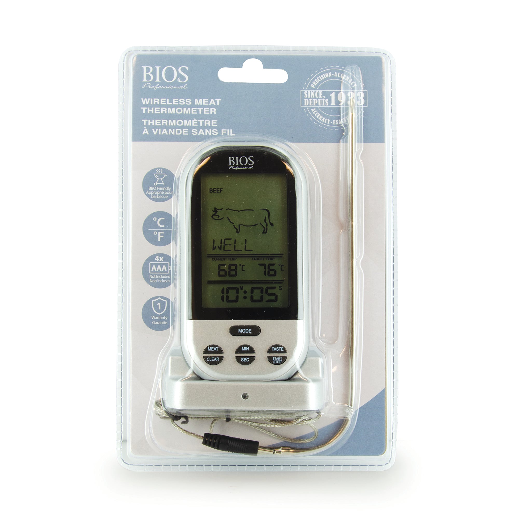 Wireless Pre-Programmed Thermometer Wireless Pre-Programmed Thermometer