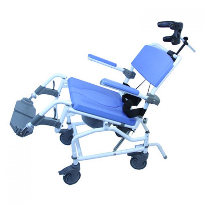 LH018 20" / 51 cm Aluminum Tilt Shower & Commode Chair with 24"/60 cm rear wheels