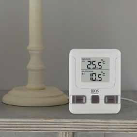 BIOS WEATHER Thermometre intérieur et extérieur numérique 261BC
