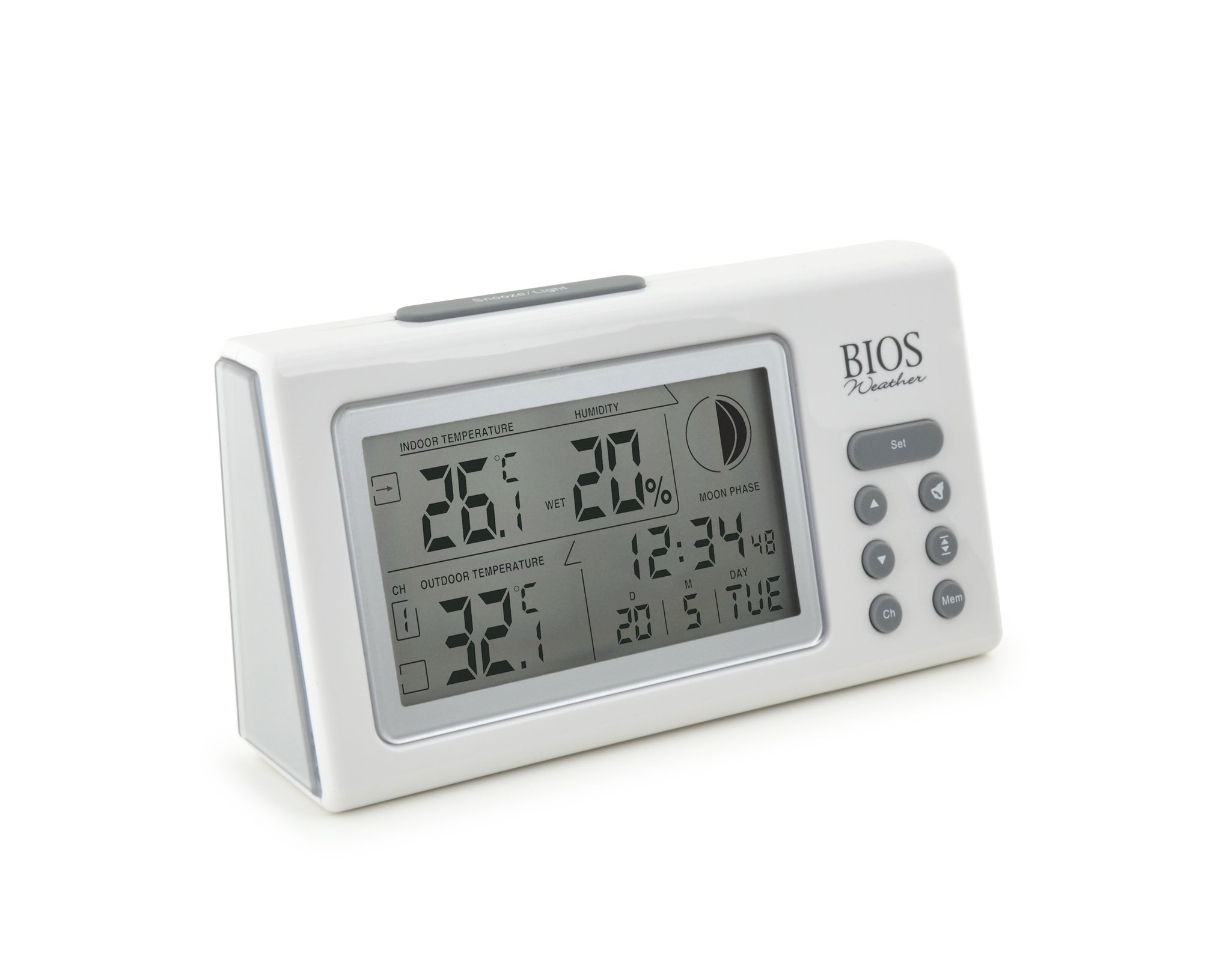 Thermomètre hygromètre intérieur, 1 unité – BIOS : Thermomètre et