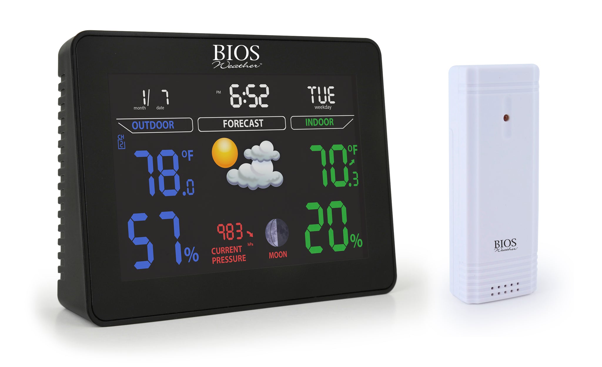 Shops Color weather station with photo viewer