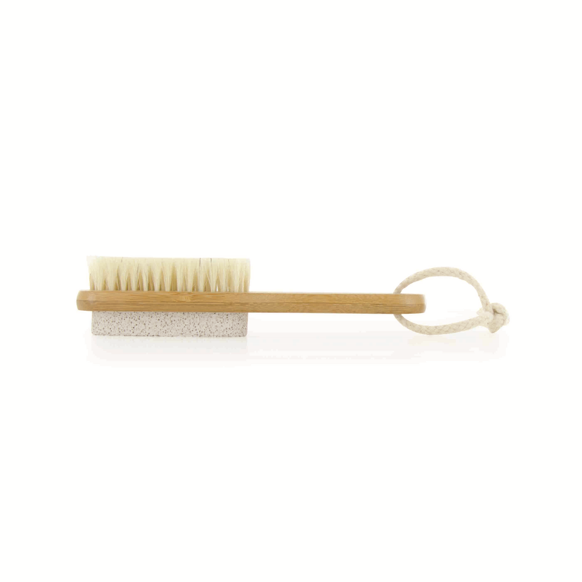 Bamboo Foot Brush side