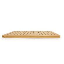 Charger l&#39;image dans la galerie, Bamboo Shower Crate Mat side view
