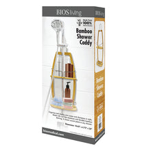 Load image into Gallery viewer, Bamboo Shower Caddy retail packaging
