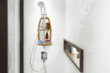 Load image into Gallery viewer, Bamboo Shower Caddy in Shower Stall
