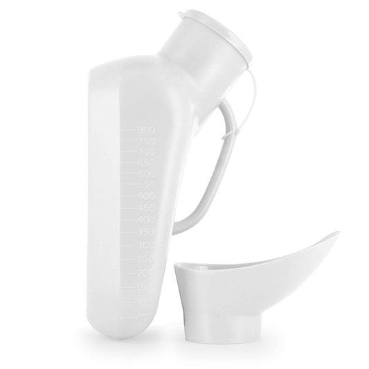 Male Urinal with Female Attachment