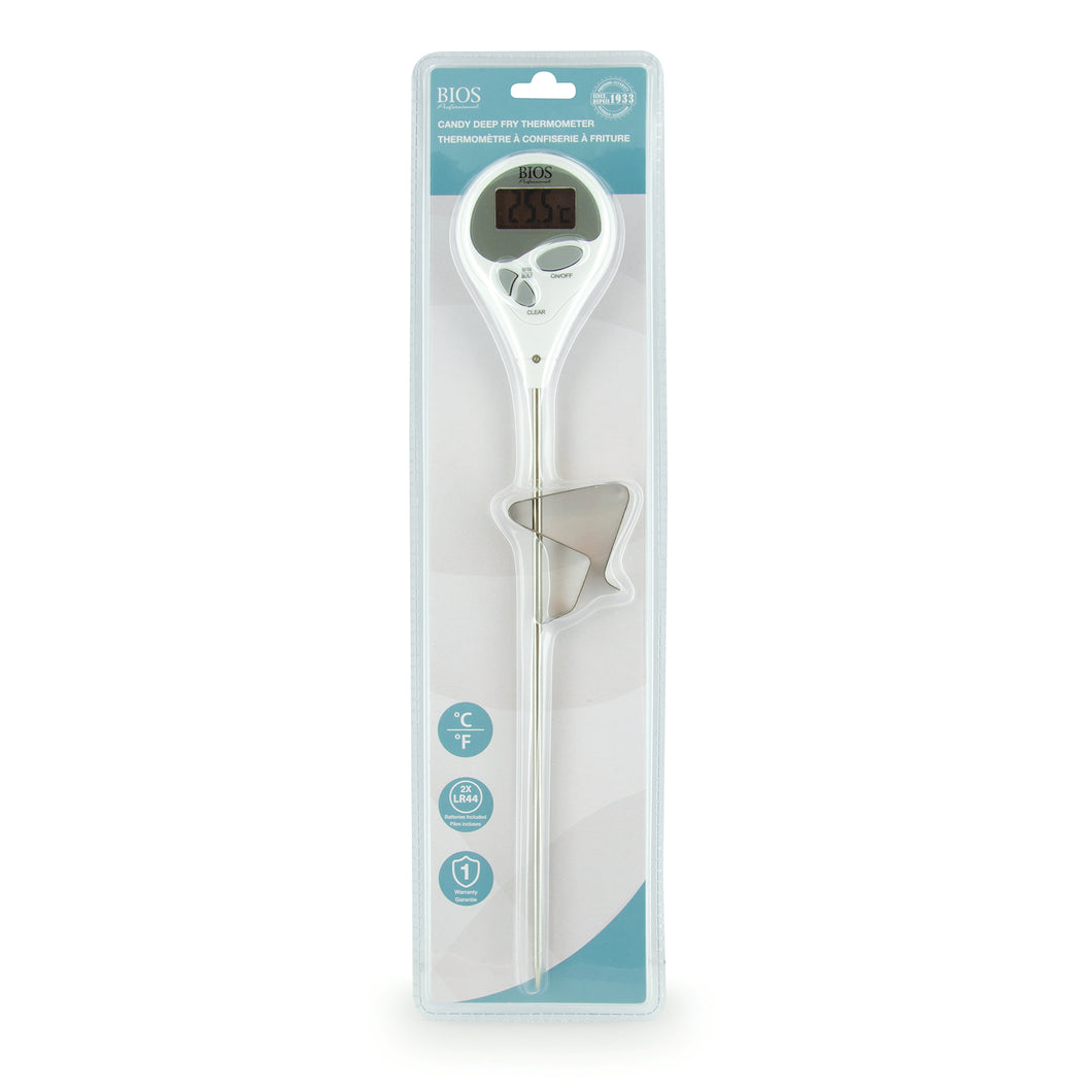 DT155 Digital Deep Fry Candy Thermometer retail packaging