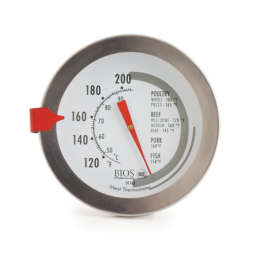 Thermomètre à cadran 2 ½ po / 6 cm pour la viande et la volaille