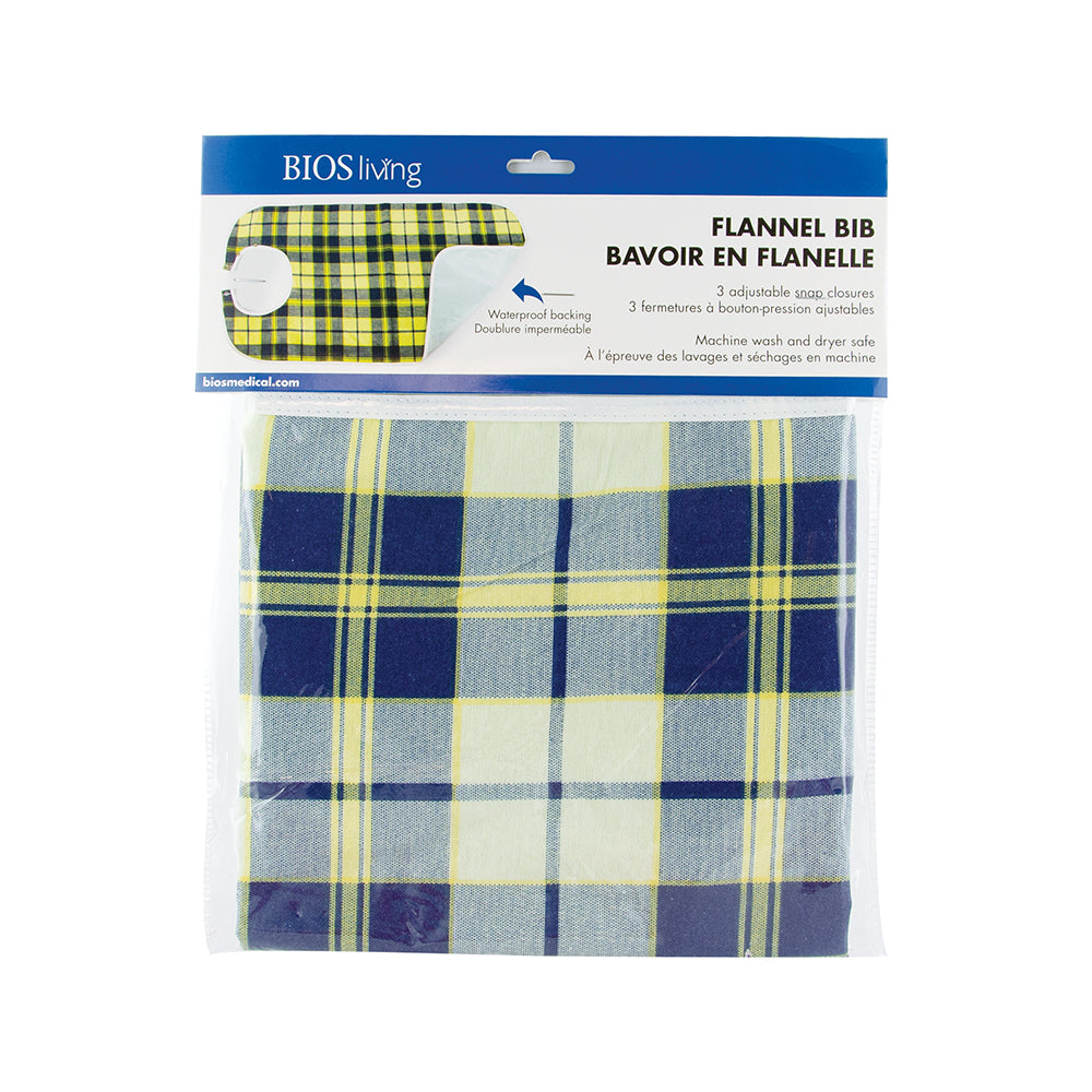 Bavoir en flanelle