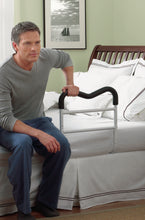 Load image into Gallery viewer, Man using and Adjustable Bed Rail
