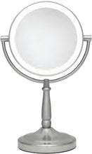 Load image into Gallery viewer, Cordless Dual-Sided LED Lighted Vanity Mirror 10X/1X
