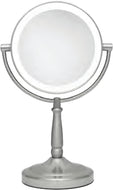 Cordless Dual-Sided LED Lighted Vanity Mirror 10X/1X