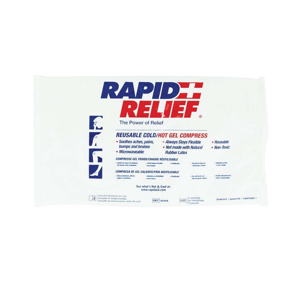 Compresse chaude et froide réutilisable Rapid Relief®
