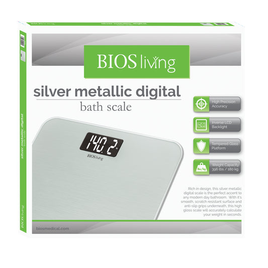 Silver Metallic Digital Scale