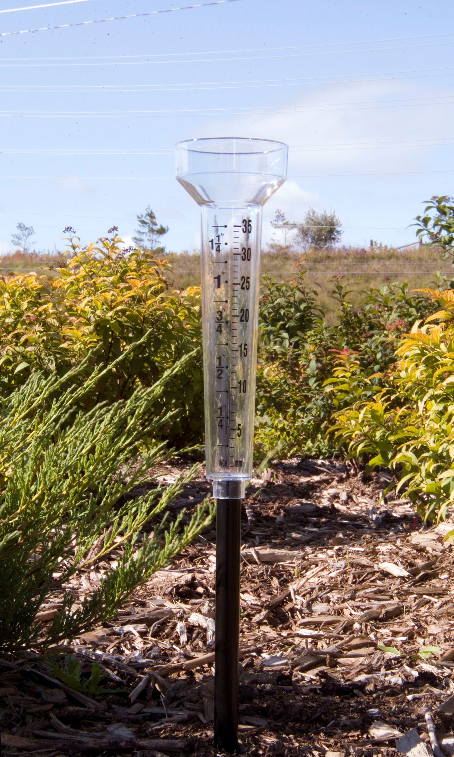Rain Gauge in use