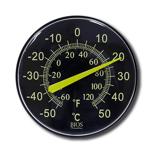 TR608 12" / 30 cm Neon Dial Weather Thermometer Face