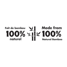 Load image into Gallery viewer, Made from 100% Natural Bamboo logo
