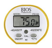 Charger l&#39;image dans la galerie, PS100 Digital Pocket Food Thermometer - Image of buttons and screen
